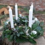 Balkonika Vánoční věnec adventní přírodní s eukalyptem 30 cm – Hledejceny.cz