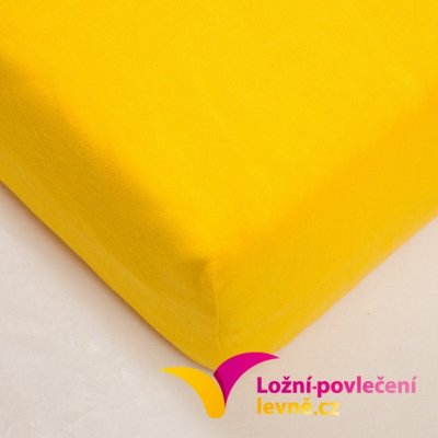 Adéla jersey prostěradlo žluté 90x200 – Zbozi.Blesk.cz