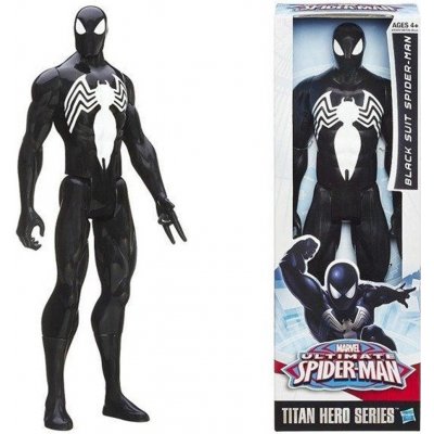 Hasbro Marvel Titan Hero Spider-Man Black Suit – Zboží Mobilmania