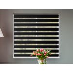 Fexi Roleta Den a noc, Origin černá, C 001 150x110 cm levá-bílá – Hledejceny.cz