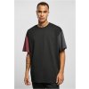 Pánské Tričko Organic Oversized Colorblock Tee black