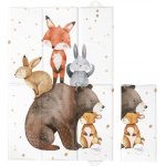 Ceba Baby Podložka cestovní Basic Forest Friends 60 x 40 – Zboží Dáma