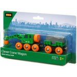 Brio 33698 Vagon + jeřáb – Zboží Mobilmania