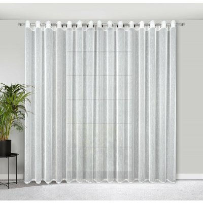 ZÁCLONA KELLY 300X250 CM BÍLÁ – Hledejceny.cz