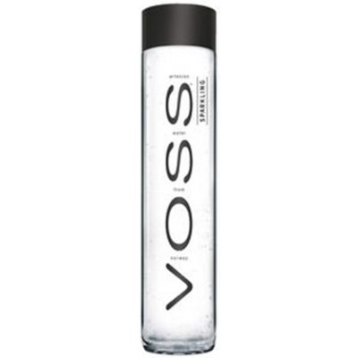 Voss Perlivá prémiová voda černá sklo 800 ml – Hledejceny.cz