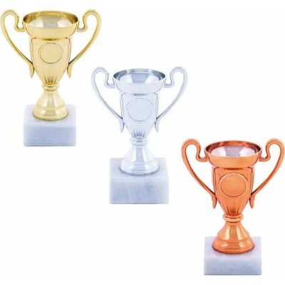 Sada pohárů zlato/stříbro/bronz 1010011 – Zboží Mobilmania