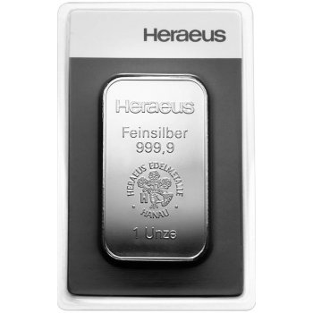 Heraeus stříbrný slitek 31,1 g