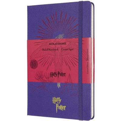 Moleskine Harry Potter Book 5 tvrdé desky L, fialový A5, 120 listů