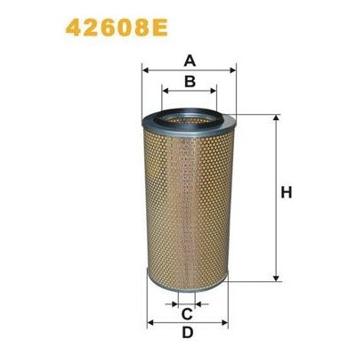 Vzduchový filtr WIX FILTERS 42608E – Hledejceny.cz