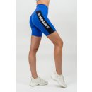 Nebbia Fitness šortky s vysokým pasem ICONIC 238 Blue