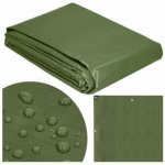 Springros Krycí plachta s oky 3x3 m 120g PE zelená PROTECT GA2135-XG – Zboží Dáma
