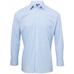 Premier Workwear pánská bavlněná košile s dlouhým rukávem PR220 light blue