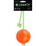 LIKER Míček pro psy LUMI se svítícím provazem 9 cm – Zboží Dáma