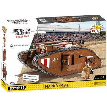 COBI 2984 Great War Britský těžký tank MARK V (Male)