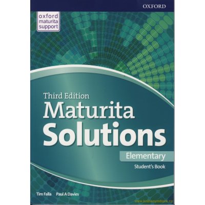 Maturita Solutions 3rd Edition Elementary Student´s Book Czech Edition – Sleviste.cz