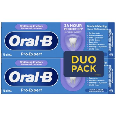 Oral-B Pro Expert Gentle Whitening 2 x 75 ml – Hledejceny.cz