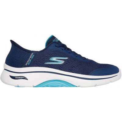 Skechers Go Walk Arch Fit 2.0 Valenc Slip On Trainers Womens Navy/Aqua – Zbozi.Blesk.cz