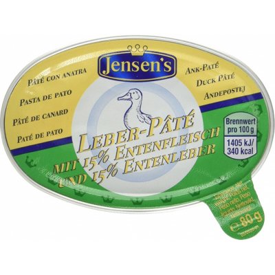 Jensen's Leber Paté Paštika kachní 80 g