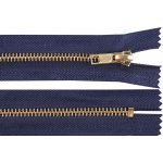 Kovový zip No 5 délka 10 cm (jeansový), malé, 330 modrá tmavá – Hledejceny.cz