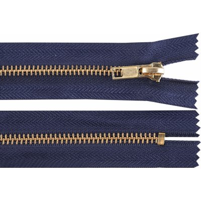 Kovový zip No 5 délka 10 cm (jeansový), malé, 330 modrá tmavá – Hledejceny.cz