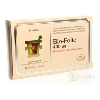 Pharma Nord BIO-FOLIC 400 mikrogramů 60 tablet