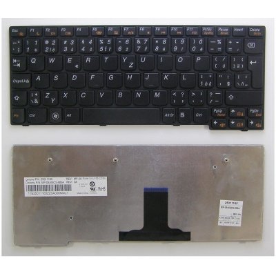 česká klávesnice Lenovo IdeaPad S10-3 S10-3S S205 černá CZ - verze 1 – Sleviste.cz