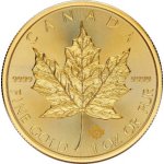 Royal Canadian Mint Maple Zlatá mince 50 CAD Leaf stand 2024 1 oz – Zboží Dáma