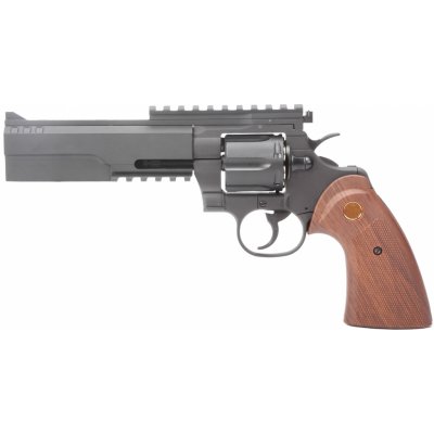 King Arms King Arms plynový revolver PYTHON 357 EVIL V2 Šedá / dřevo – Zboží Dáma