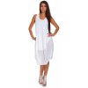 Dámské šaty Fashionweek nádherné módní letní bavlněné šaty Boho Italy A607 bílá