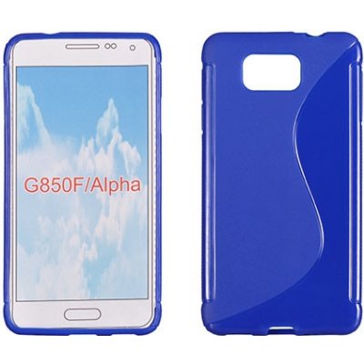 Pouzdro S-CASE Samsung G850 Galaxy Alpha modré – Zboží Mobilmania