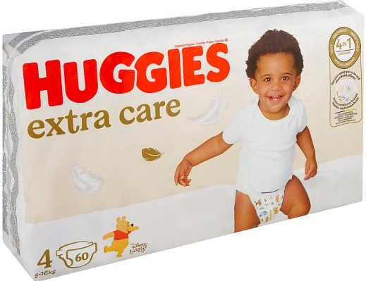 HUGGIES KIMBERLY-CLARK extra care 4 8-16 kg 60 ks