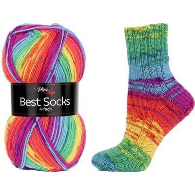 Best Socks - Vlna Hep - Ponožková příze 4 nitka Barva: 7074