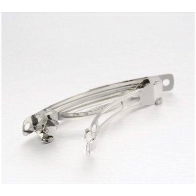 Pro Háčkování Francouzská vlasová spona 77 x 9 mm platina – Zboží Dáma