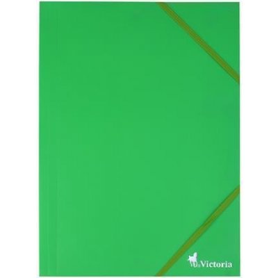 Victoria Office PP A4 Desky s gumičkou zelené 15 mm – Zboží Mobilmania