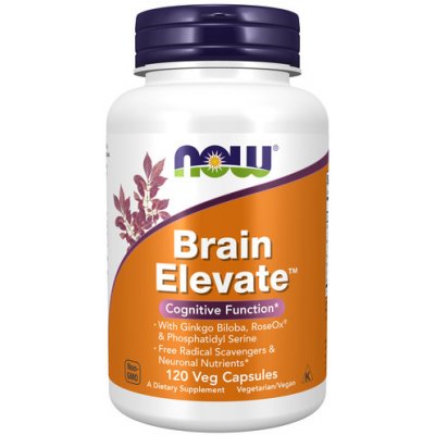 Now Foods Brain Elevate Formula 120 rostlinných kapslí – Hledejceny.cz
