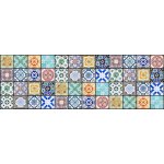 Dimex KI180-079 Samolepící fototapeta do kuchyně Vintage tiles rozměry 180 x 60 cm – Sleviste.cz