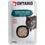 Ontario Cat Soup Ocean Fish with vegetables 40 g – Sleviste.cz