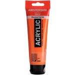 Amsterdam Standard akrylová barva 120 ml 276 Azo Orange – Hledejceny.cz