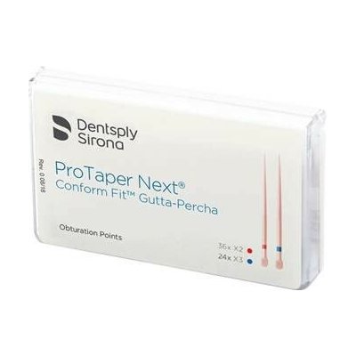 Dentsply Sirona ProTaper Next Gutaperčové Čepy Conform Fit X2/X3 60 ks – Hledejceny.cz
