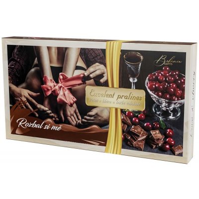 Bohemia Gifts Excellent pralines pro muže 165 g - Rozbal si mě – Zboží Dáma