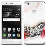 Pouzdro mmCase Gelové Huawei P9 Lite 2017 - černobílý motýl – Zbozi.Blesk.cz