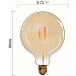 Emos LED žárovka Vintage G125 4W E27 Teplá bílá+ – Hledejceny.cz