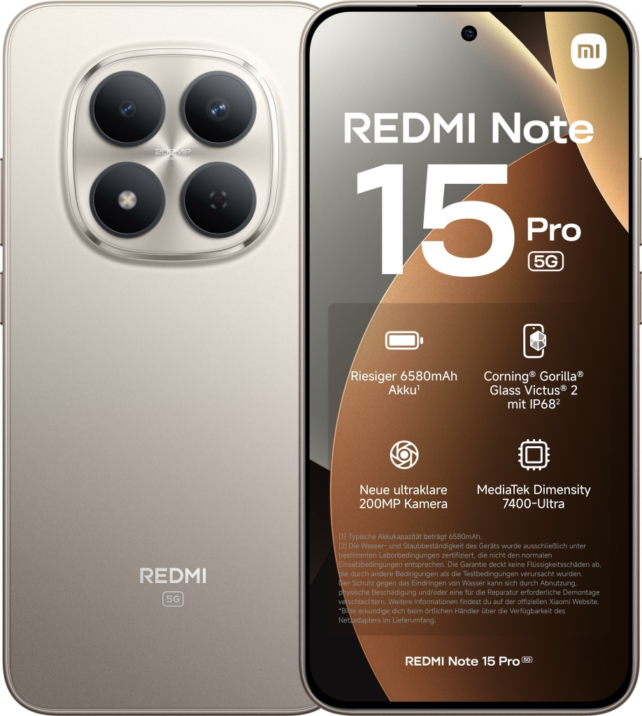 Xiaomi Redmi Note 15 Pro 5G 8GB/256GB Titanium na Heureka.cz