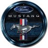 Plakát Plechová cedule Ford Mustang Blue 30 cm