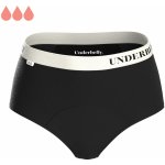 Underbelly menstruační kalhotky CLASSI černá bílá z mikromodalu Pro střední až silnější menstruaci – Zboží Dáma