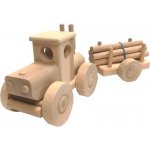 Ceeda Cavity přírodní dřevěný velký traktor s kládama – Sleviste.cz