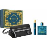 Versace Eros EDP 100 ml + EDP 10 ml + kosmetická taštička dárková sada – Hledejceny.cz