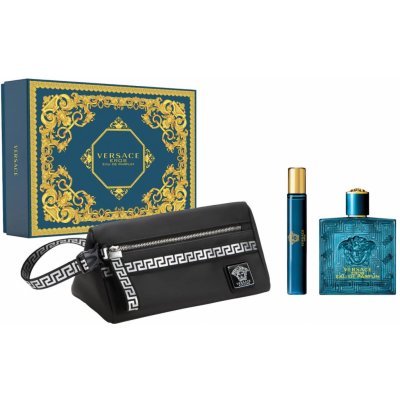 Versace Eros EDP 100 ml + EDP 10 ml + kosmetická taštička dárková sada – Zbozi.Blesk.cz