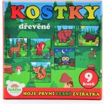 Teddies kostky kubus Moje první lesní zvířátka – Hledejceny.cz