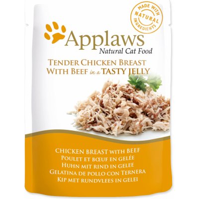 Applaws cat Pouch Chicken with Beef jelly 70 g – Zboží Mobilmania